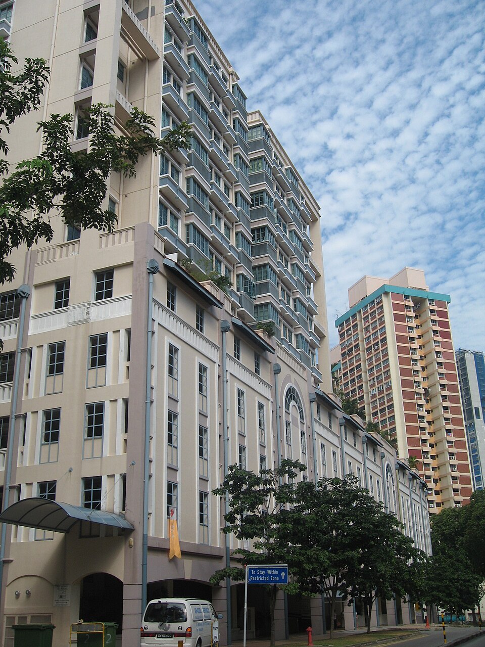 Craig Place development exterior, photographed in 2006