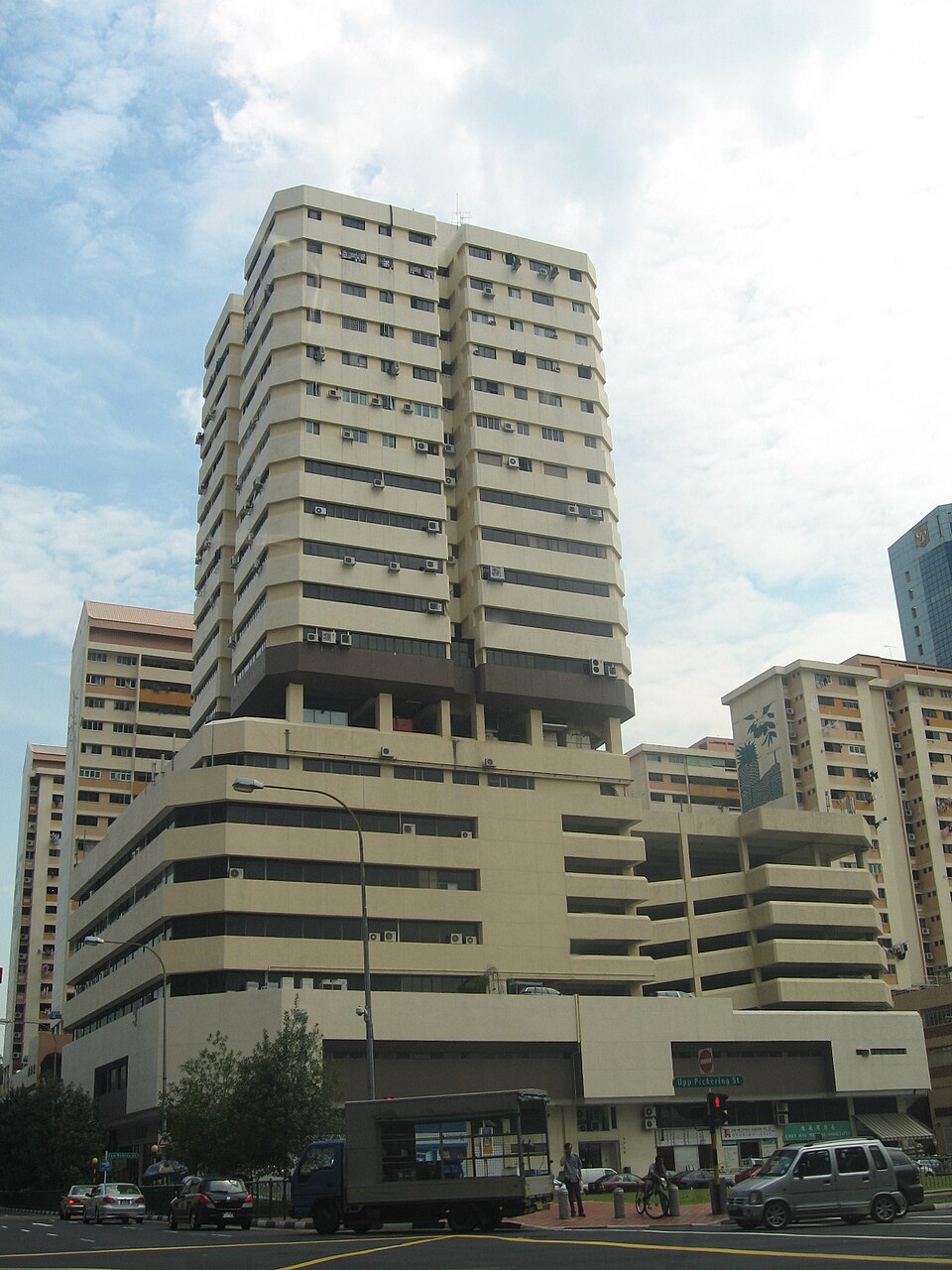 Fook Hai Building development exterior, photographed in 2006