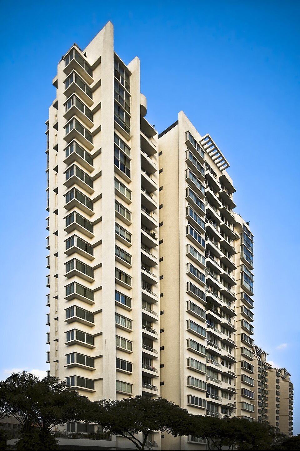 Golden Heights development exterior, photographed in 2007