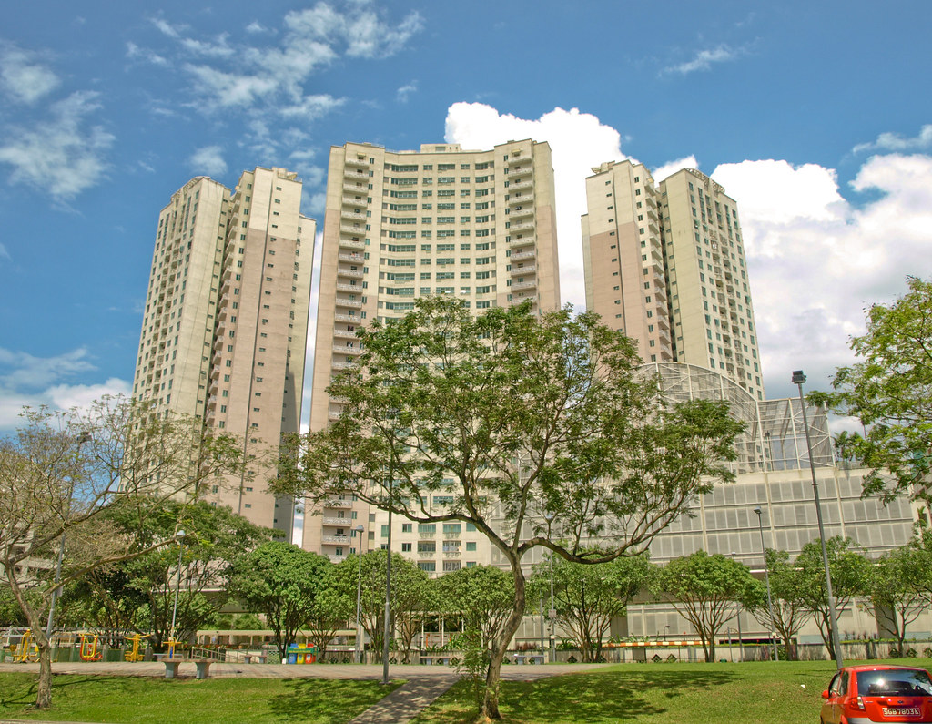 Guilin View residential towers, photographed in 2008