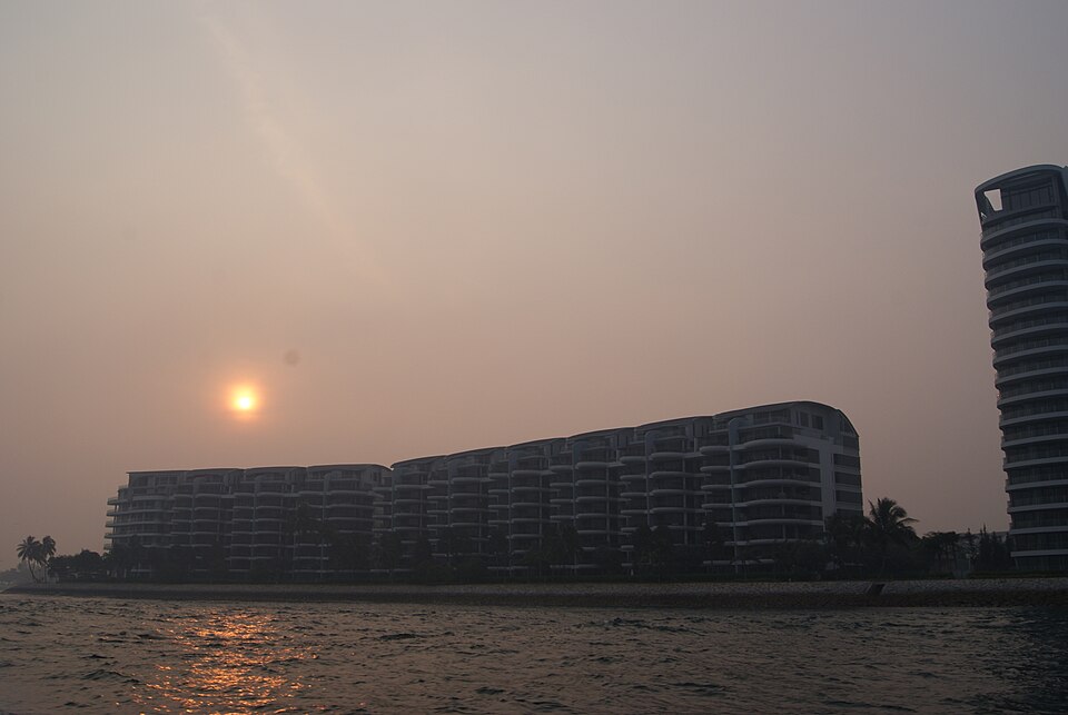 Seascape development exterior, photographed in 2014