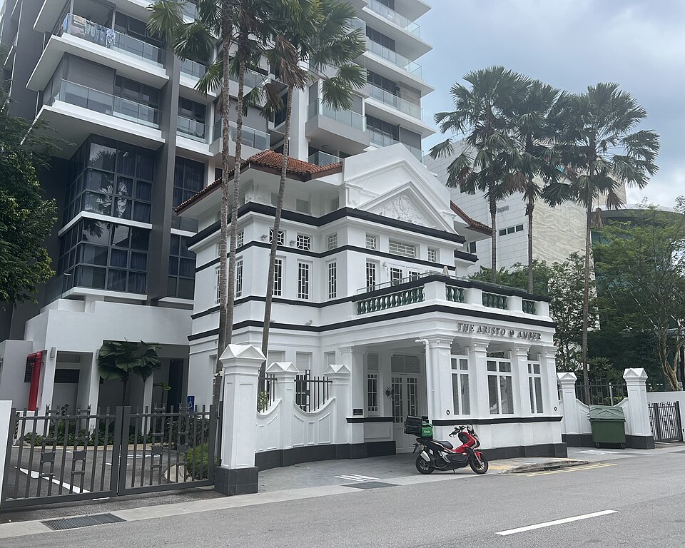 The Aristo @ Amber development exterior, photographed in 2024