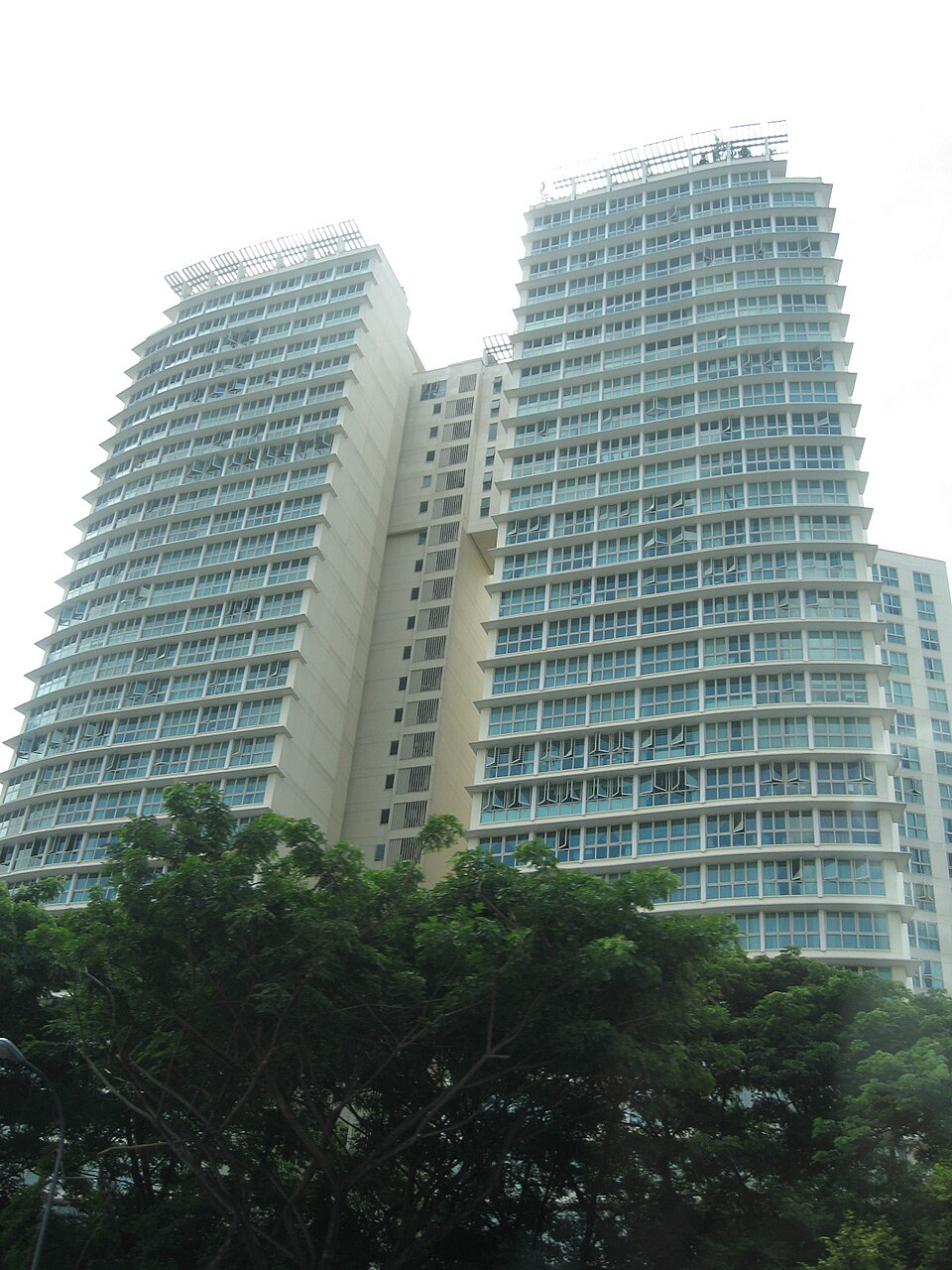Trellis Towers development exterior, photographed in 2006